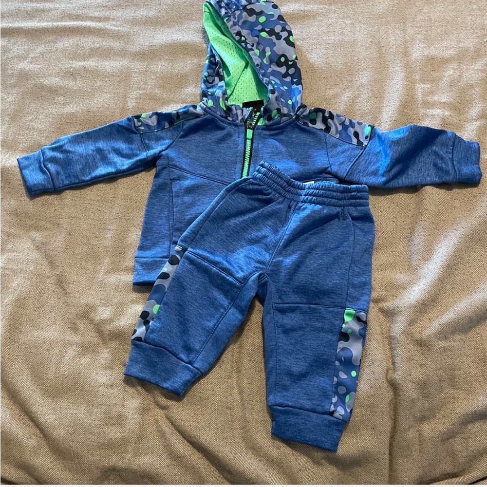 Athletic Works Blue Camo Baby Boy Tracksuit